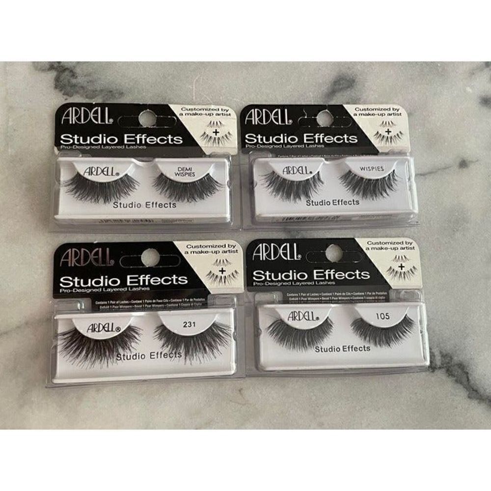 Ardell Studio Effects Lashes Lot of 4